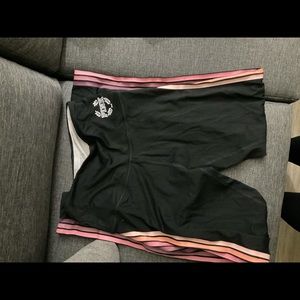 PINK striped yoga pants